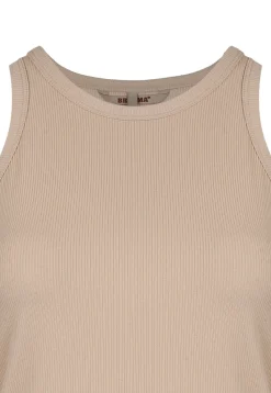 BLU0101-BEI Women's Skeleton Basic Blouse