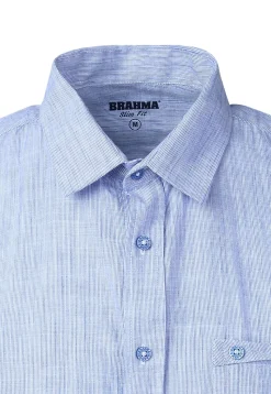 CAM0266-AZU Men's Short Sleeve Shirt