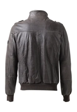 CHQ0005-CAF Men's Leather Jacket