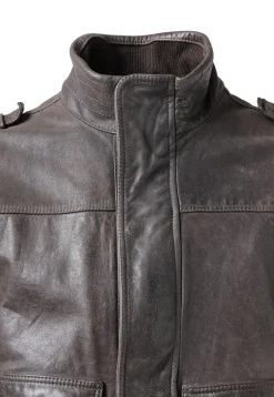 CHQ0005-CAF Men's Leather Jacket
