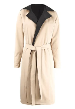 CHQ0100-NEG Women's Double-Faced Trench Jacket