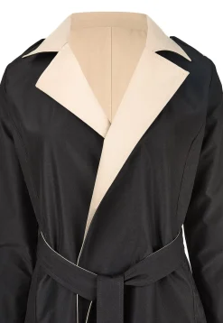 CHQ0100-NEG Women's Double-Faced Trench Jacket