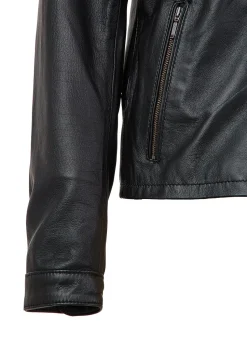 CHQ0098-NEG Women's Leather Jacket