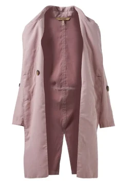 CHQ0059-ROS Women's Long Open Jacket