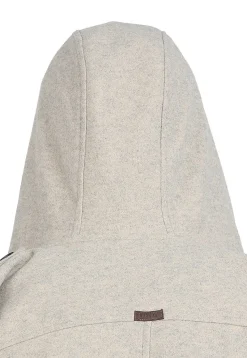 CHQ0088-TAU Women's Cloth Trench Jacket with Hood