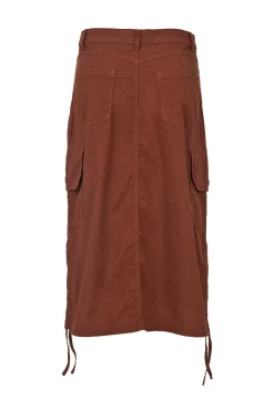 FAL0012-CAF Women's long skirt