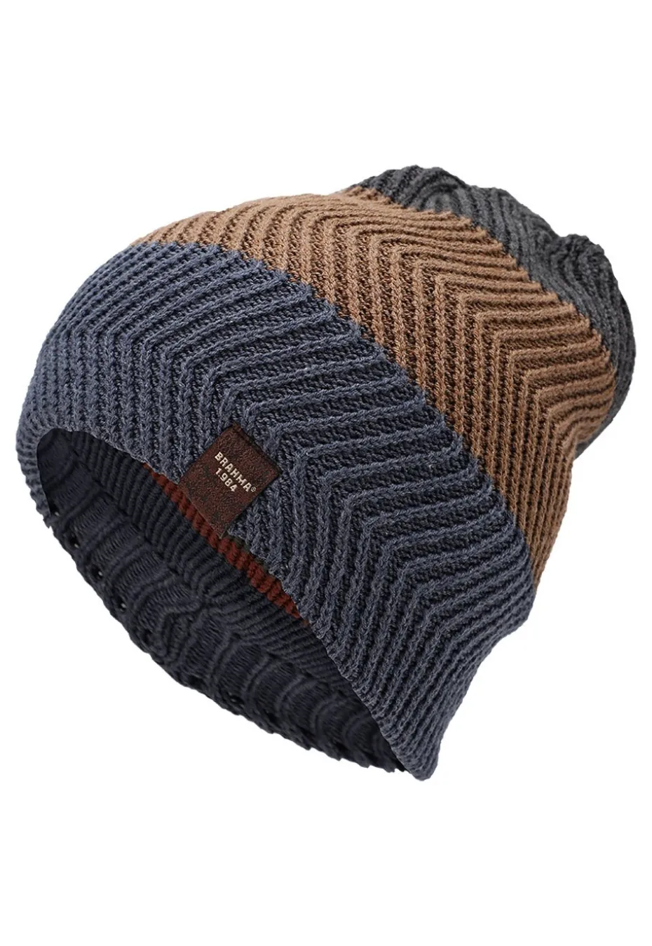 GOR0030-AZU Unisex Double-Sided Beanie